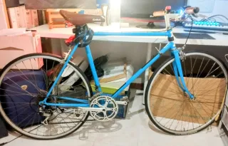 Bicicleta Clásica Ciudad/Carretera Azul