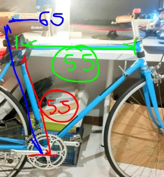 Bicicleta Clásica Ciudad/Carretera Azul