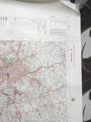Mapa Militar de España Madrid 1:100.000
