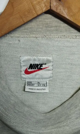Sudadera Nike Gris Retro 90s