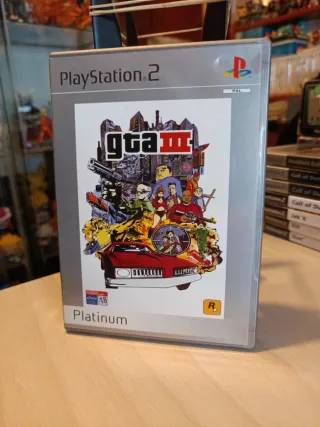 Grand Theft Auto III PS2 Platinum Completo