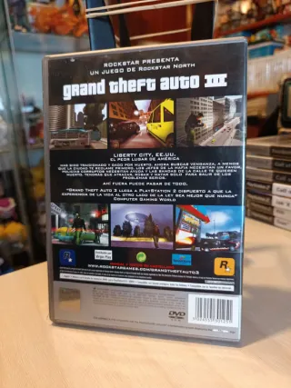 Grand Theft Auto III PS2 Platinum Completo