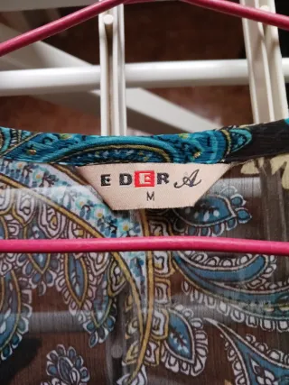 Camisa gasa EDOR.A multicolor pedrería M