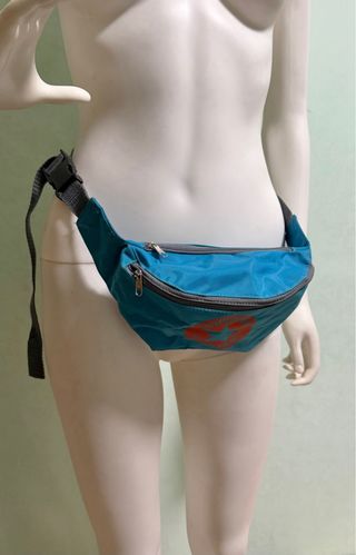 Marsupio Converse anni '90 blu e arancione