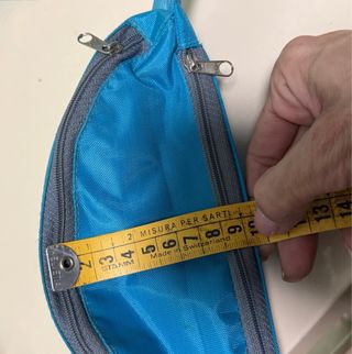 Marsupio Converse anni '90 blu e arancione