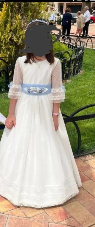 Vestido de Comunión Blanco Niña