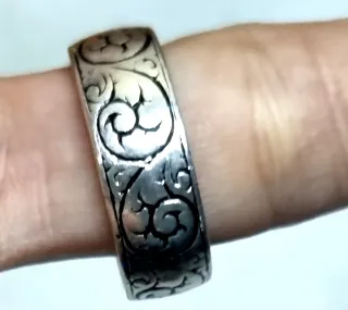 Anillo Atolyestone London. Plata de Ley