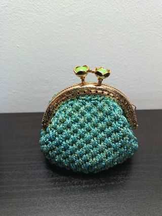 Portamonete uncinetto clic clac