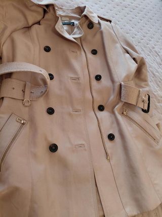 Gabardina Zara Beige Vintage