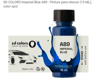 Pintura Coche Azul Imperial A89 SD Colors 15ml