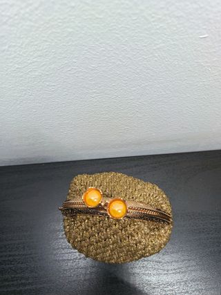 Portamonete uncinetto dorato