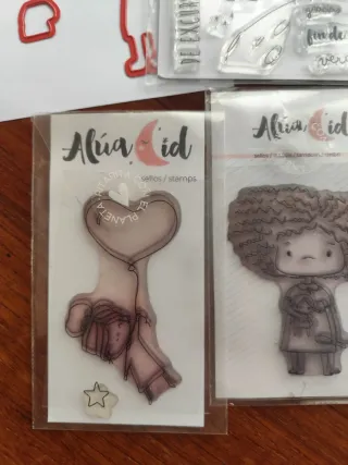 Lote sellos Alúa Cid scrapbooking