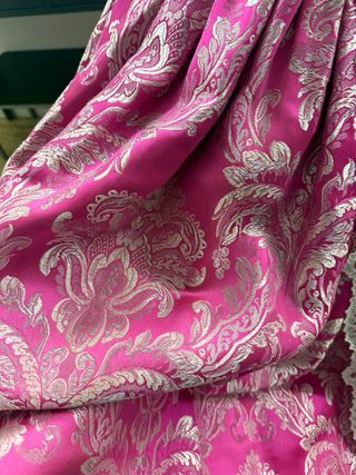 Vestido Fallera Niña Rosa y Plata