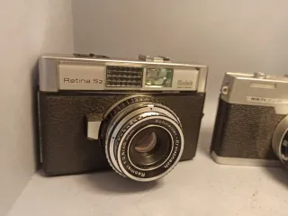Lote 3 Cámaras: Kodak Retina S2, Petri 7s, Ilford