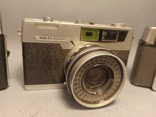 Lote 3 Cámaras: Kodak Retina S2, Petri 7s, Ilford