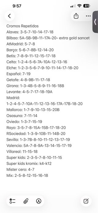 Lote Cromos liga este panini 25-26