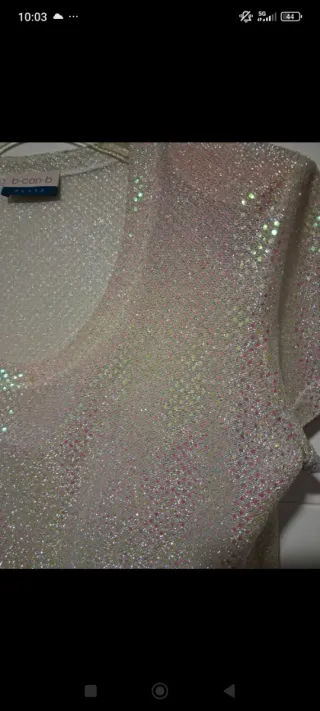 Camiseta brillante Talla 42