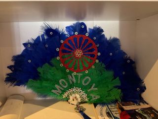 Abanicos decorados artesanalmente