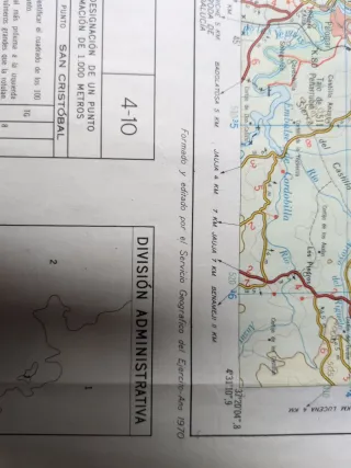 Mapa Militar Córdoba 1:200.000