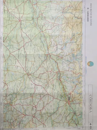 Mapa Militar Córdoba 1:200.000