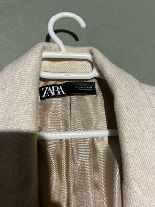Chaqueta Zara Beige Talla M