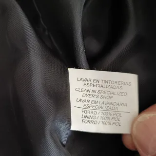 Chaqueta de piel tres cuartos