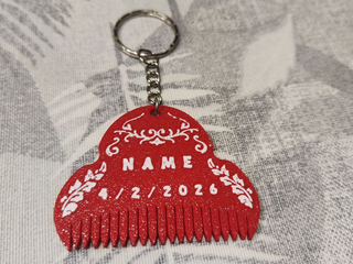 Llavero Peineta Fallera Personalizado