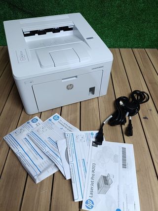 HP LaserJet M203dn - Impresora láser (PCL 5c, PCL 6, PDF 1.5, PWG, 1200 x 1200 DPI, A4) color blanco