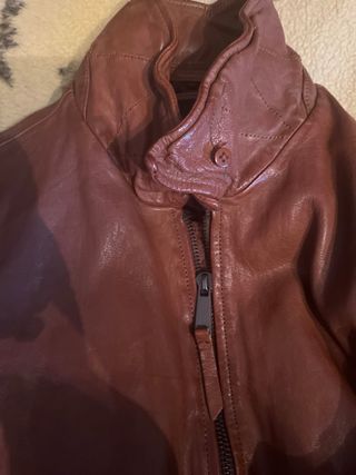 Cazadora aviador Redskins marrón