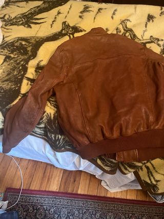 Cazadora aviador Redskins marrón