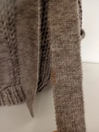 Cardigan lungo taglia S grigio