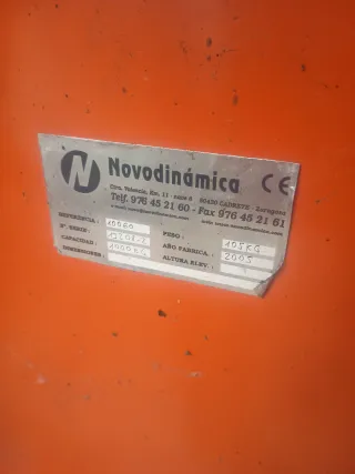 Traspalet de tijera naranja