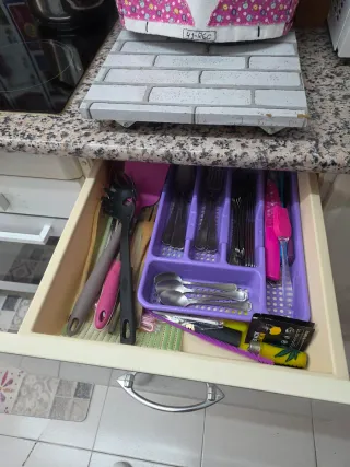 Cocina modular blanca