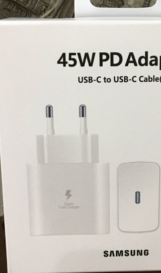 Cargador Samsung 45W original con cable USB-C