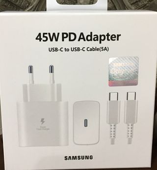 Cargador Samsung 45W original con cable USB-C
