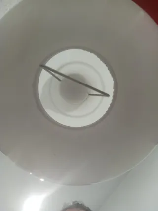 Lámpara colgante cristal bombilla casquillo ancho