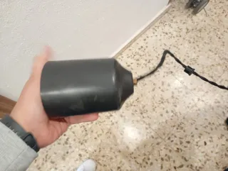 Lámpara colgante cristal bombilla casquillo ancho