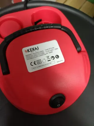 KEKAI KT1200 - Aspirador de Cenizas 1200 W Acero