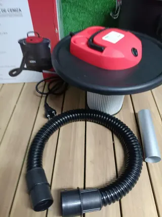 KEKAI KT1200 - Aspirador de Cenizas 1200 W Acero