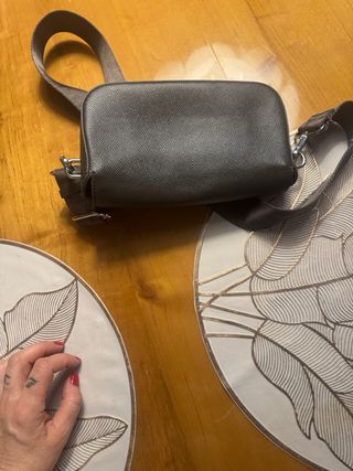 Bolso Adolfo Dominguez Marrón/Gris