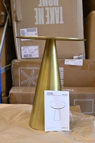 Tavolino Kave Home Rhet Oro