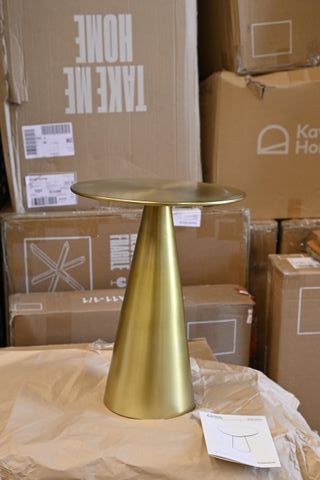 Tavolino Kave Home Rhet Oro