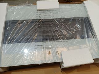 Kekai Chimenea Eléctrica de Pared Empotrable para Interior 1600W Alaska 128x26x61 cm con Simulación de Fuego 2 Niveles de Potencia con Mando