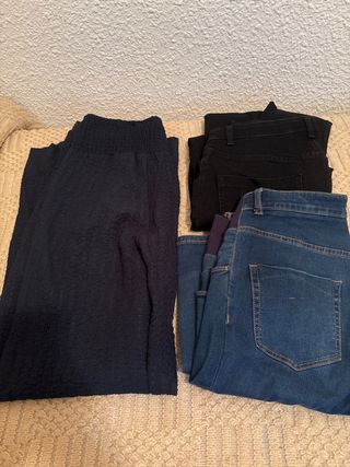 Lote Pantalones premamá talla 38
