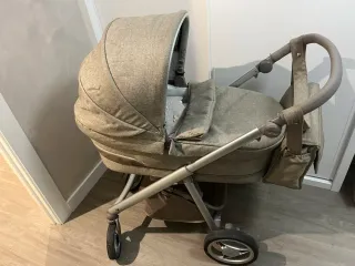 Carro Bebecar v plus marrón