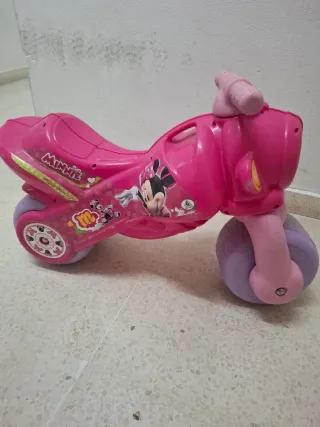 Moto Bebé Minnie Rosa