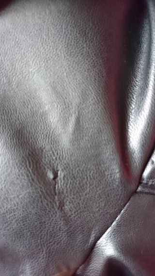 Cazadora polipiel negra mujer Talla 38