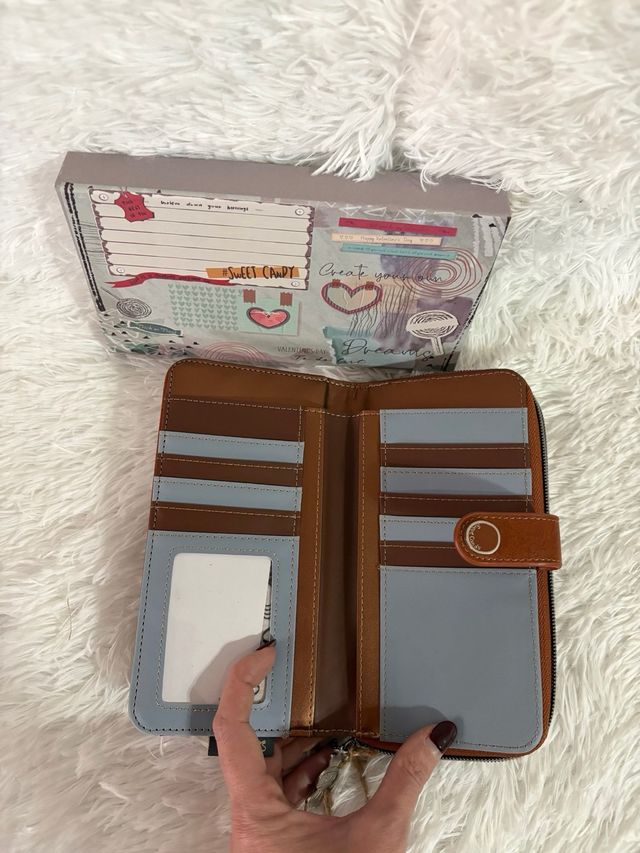 Cartera Monedero Sweet Candy Marrón