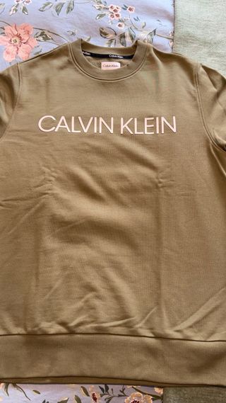 Sudadera Calvin Klein Talla M Verde Oliva