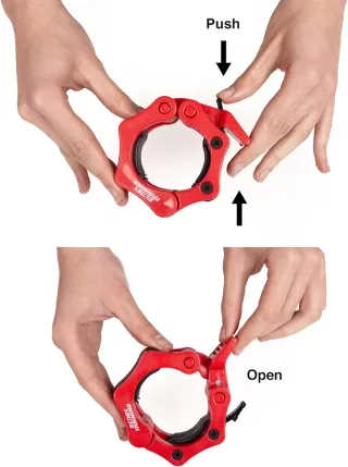 Cierres para barra olímpica (2 unidades)